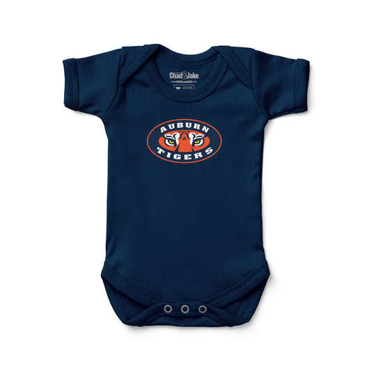 Infant Chad & Jake Navy Auburn Tigers Secondary Logo Bodysuit