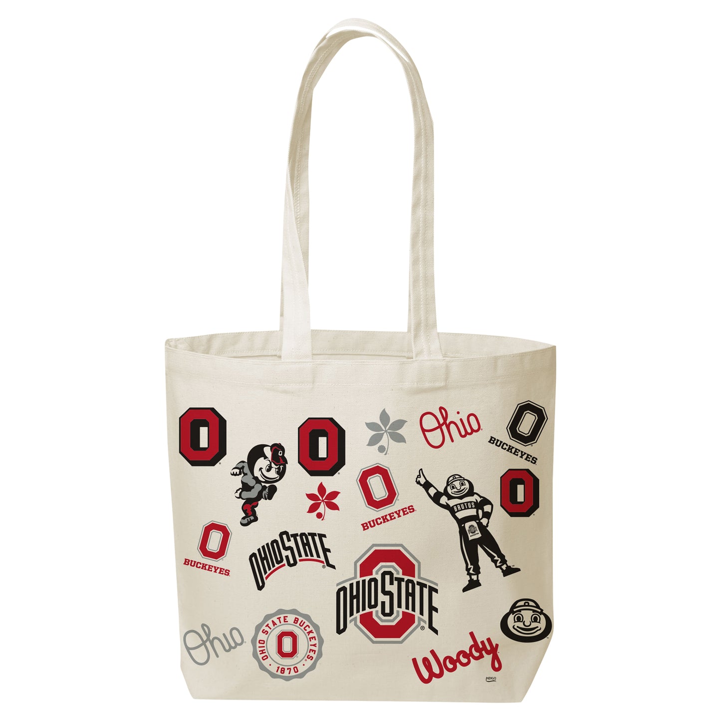 Ohio State Buckeyes Medley Canvas Tote Bag