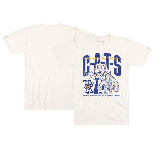 Unisex Homefield Mark Pope Cream Kentucky Wildcats T-Shirt