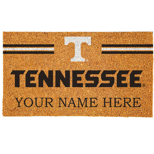 Tennessee Volunteers 18" x 30" Personalized Coir Doormat