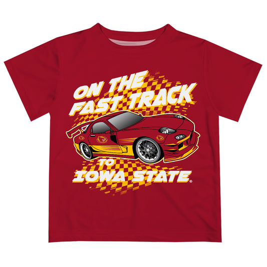 Infant Vive La Fete Cardinal Iowa State Cyclones Fast Track T-Shirt