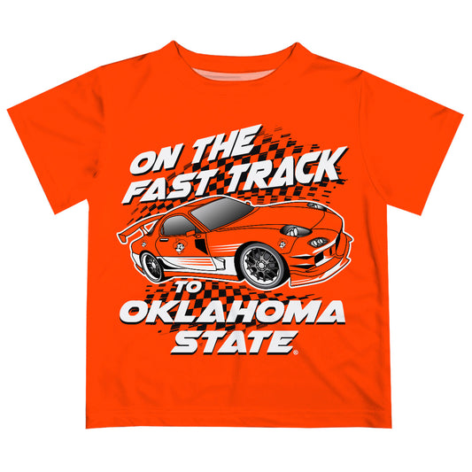 Infant Vive La Fete Orange Oklahoma State Cowboys Fast Track T-Shirt