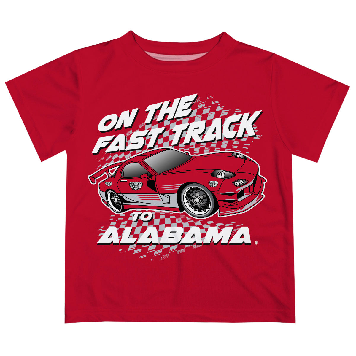 Toddler Vive La Fete Crimson Alabama Crimson Tide Fast Track T-Shirt