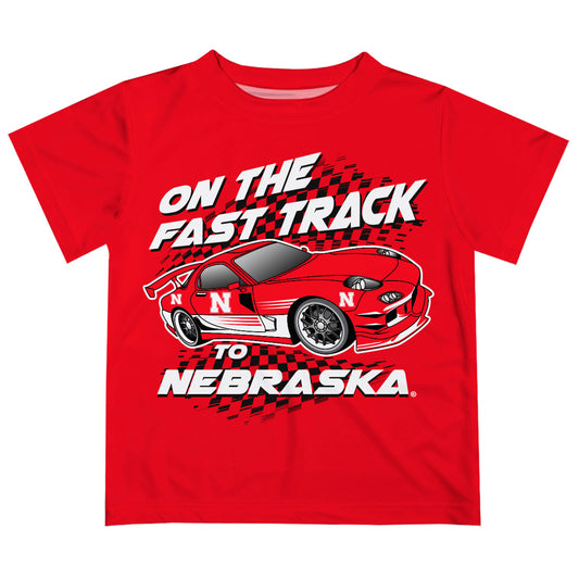 Toddler Vive La Fete Scarlet Nebraska Huskers Fast Track T-Shirt