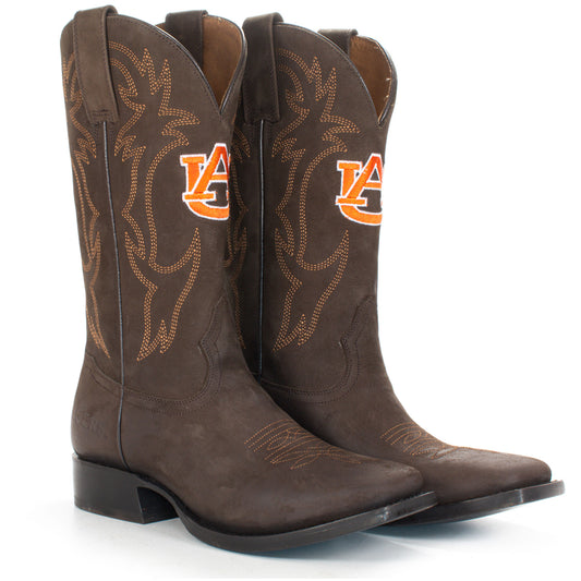 Men's Brown Auburn Tigers Western Boots