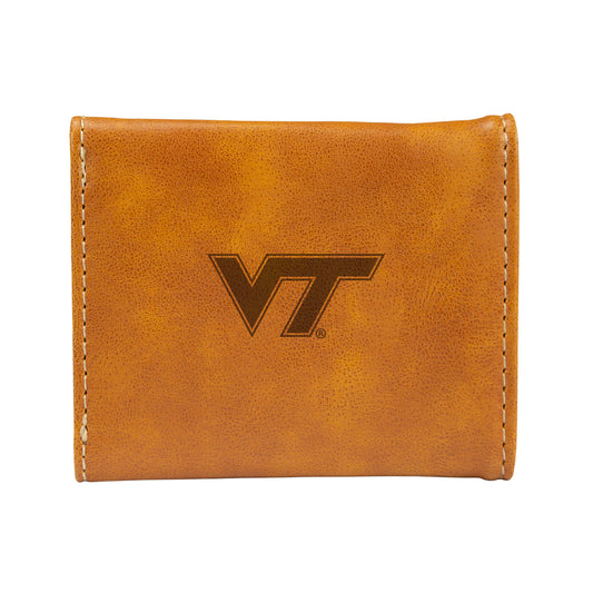 Brown Virginia Tech Hokies Trifold Wallet