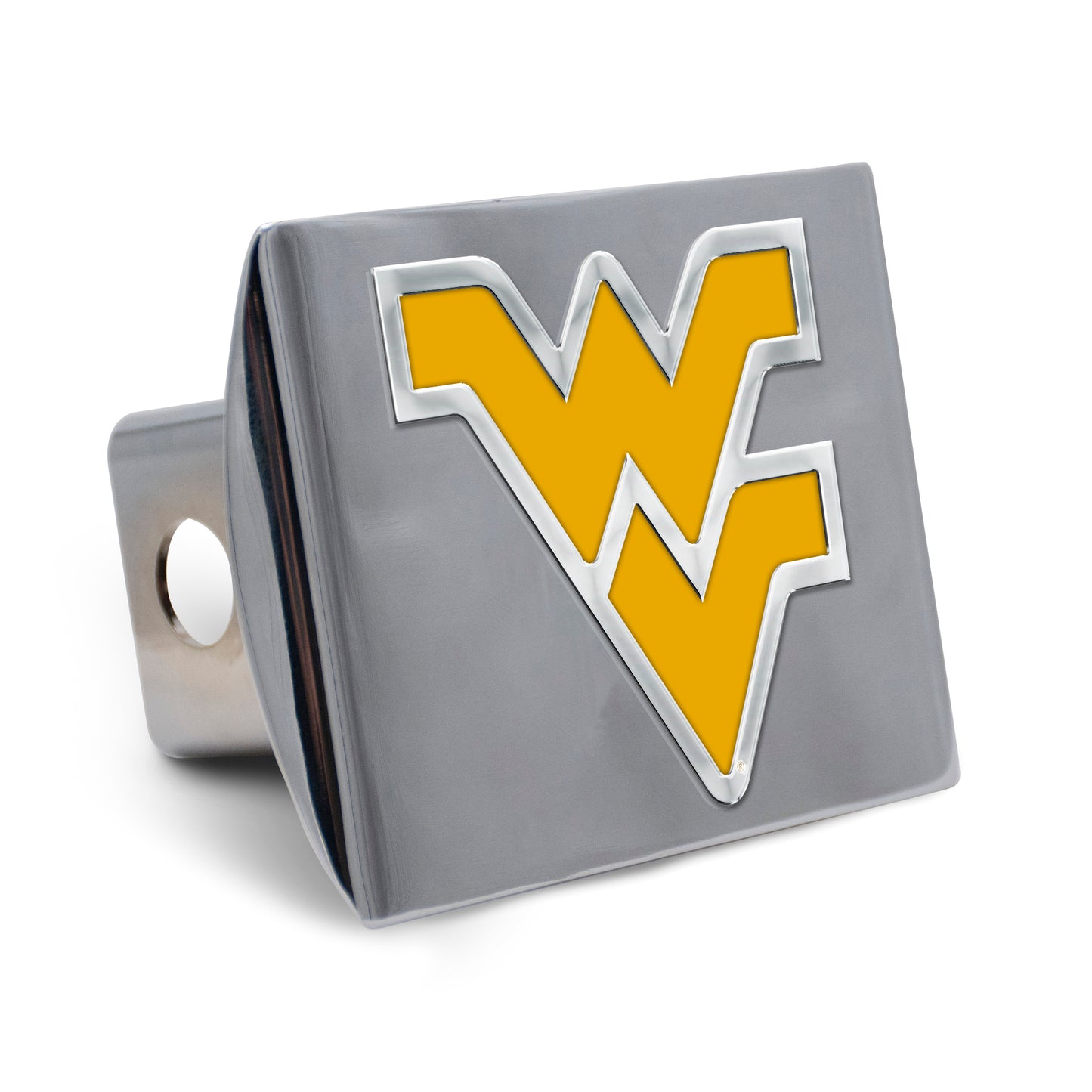 WinCraft West Virginia Mountaineers Premium Metal Hitch Cover