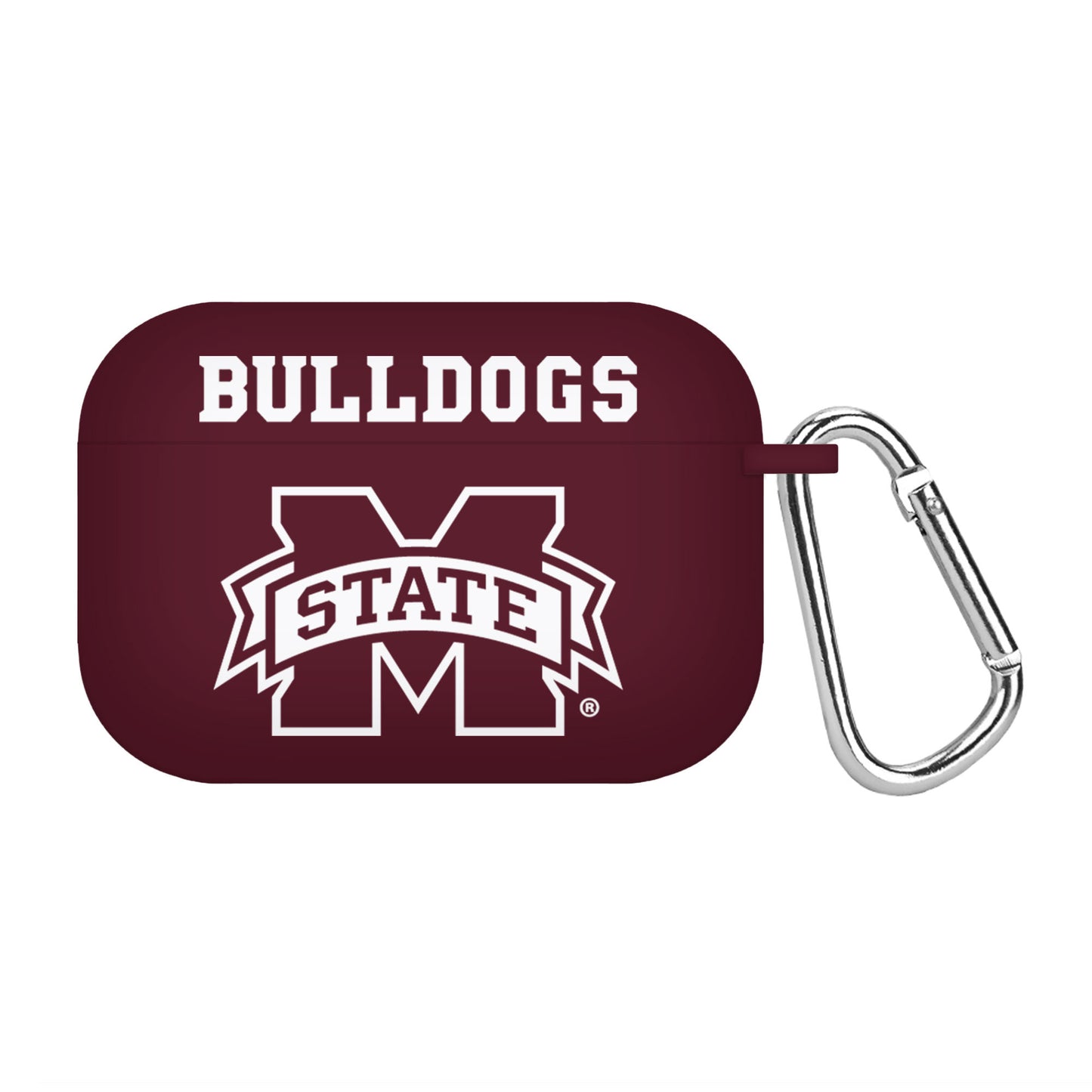 Maroon Mississippi State Bulldogs Silicone AirPods Pro Case Cover