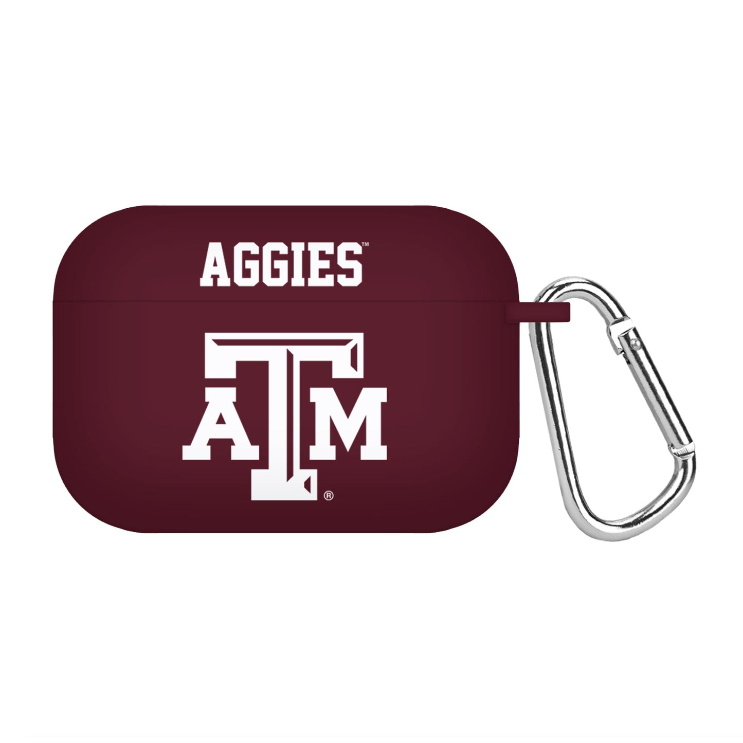 Maroon Texas A&M Aggies Silicone AirPods Pro Case Cover