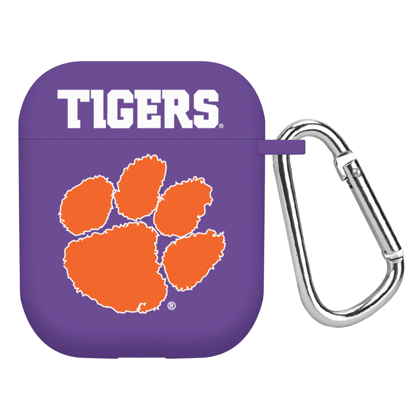 Purple Clemson Tigers AirPods Case Cover