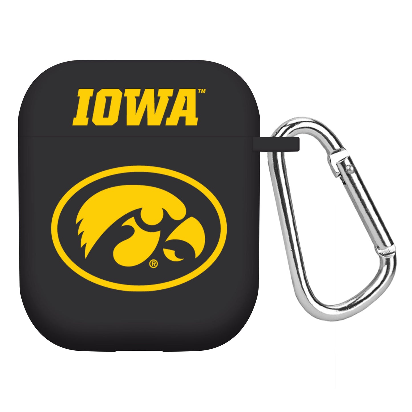 Black Iowa Hawkeyes AirPods Case Cover