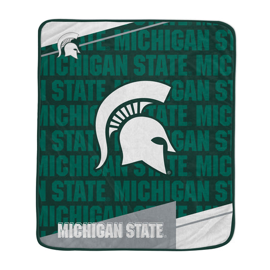 Pegasus Michigan State Spartans 50" x 60" Diagonal Ghost Ultra Soft Blanket