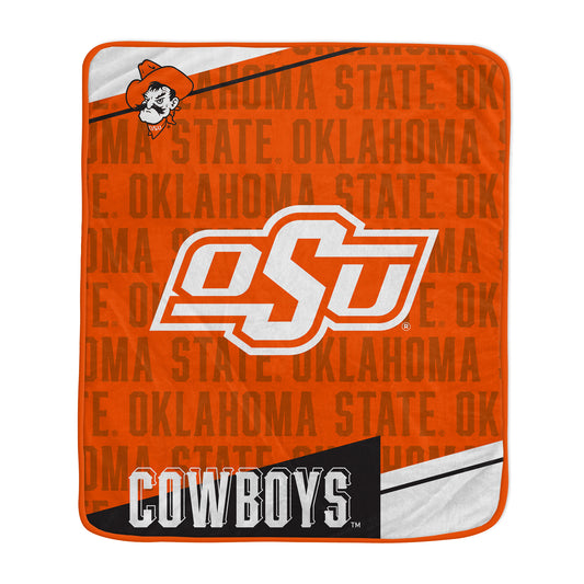 Pegasus Oklahoma State Cowboys 50" x 60" Diagonal Ghost Ultra Soft Blanket