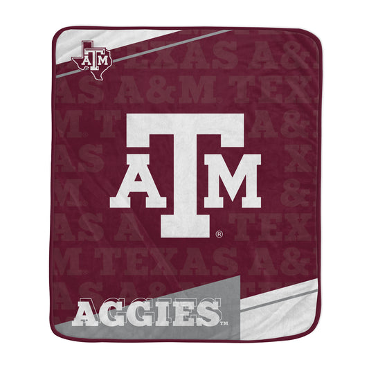 Pegasus Texas A&M Aggies 50" x 60" Diagonal Ghost Ultra Soft Blanket