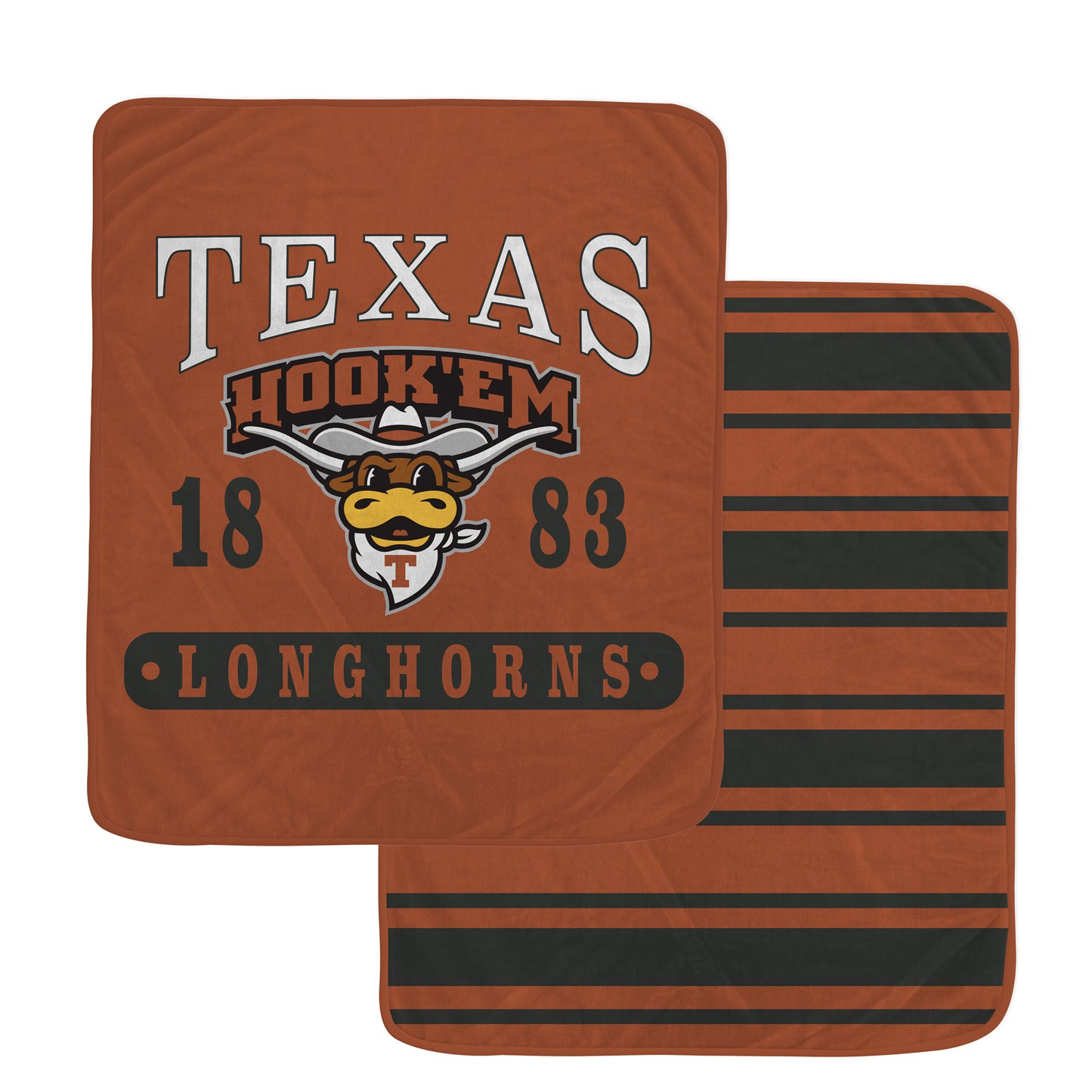 Pegasus Texas Longhorns 60” x 70” Varsity Plaque Double-Sided Blanket