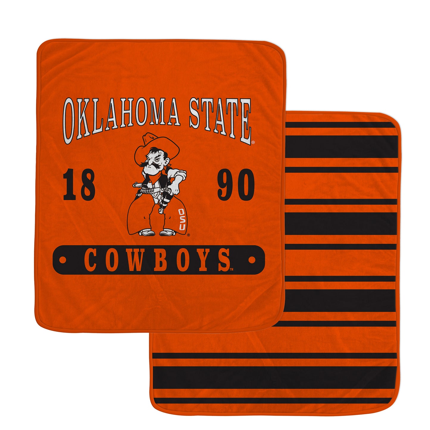 Pegasus Oklahoma State Cowboys 60” x 70” Varsity Plaque Double-Sided Blanket