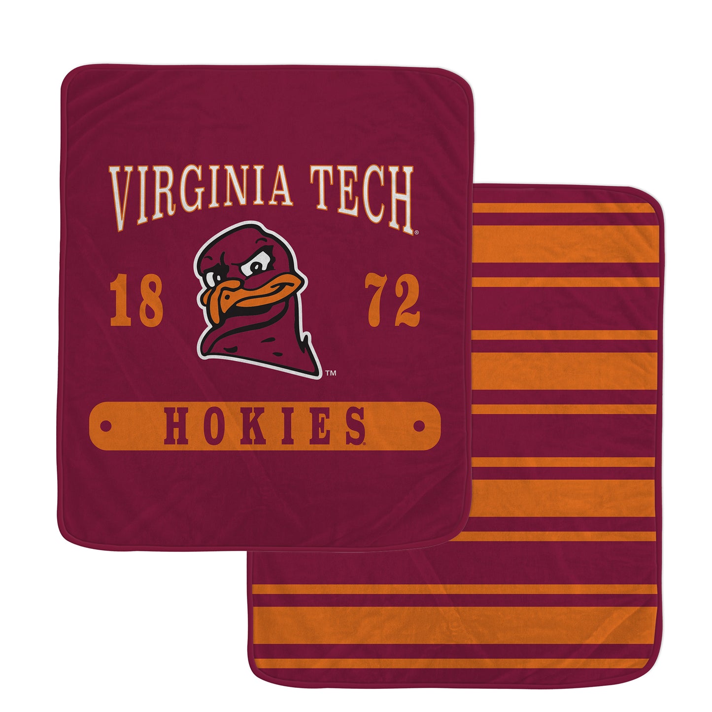 Pegasus Virginia Tech Hokies 60” x 70” Varsity Plaque Double-Sided Blanket