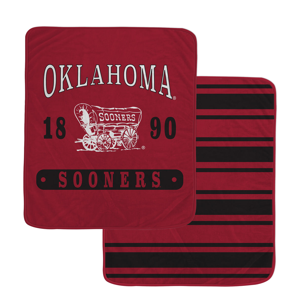 Pegasus Oklahoma Sooners 60” x 70” Varsity Plaque Double-Sided Blanket