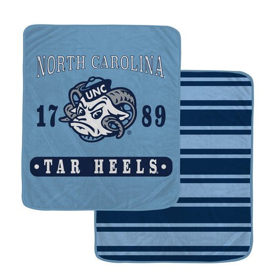 Pegasus North Carolina Tar Heels 60” x 70” Varsity Plaque Double-Sided Blanket