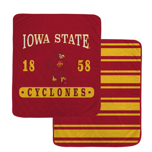 Pegasus Iowa State Cyclones 60” x 70” Varsity Plaque Double-Sided Blanket