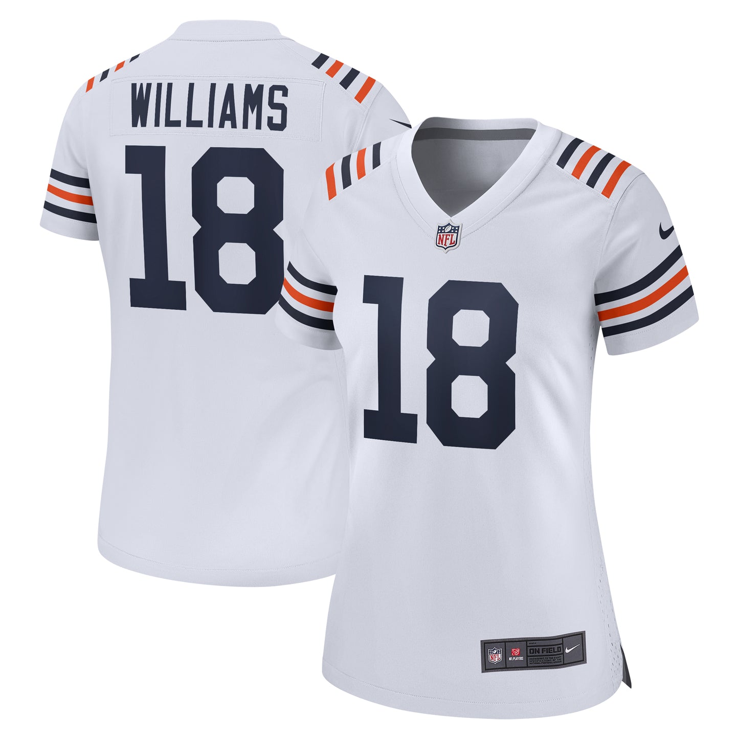 Women's Nike Caleb Williams White Chicago Bears 2024 NFL Draft 2nd Alternate Game Player Jersey