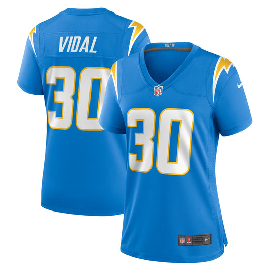 Women's Nike Kimani Vidal  Powder Blue Los Angeles Chargers  Game Jersey