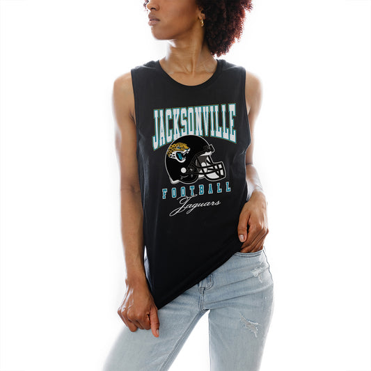 Women's Gameday Couture Black Jacksonville Jaguars Preseason Opener Racerback Tank Top