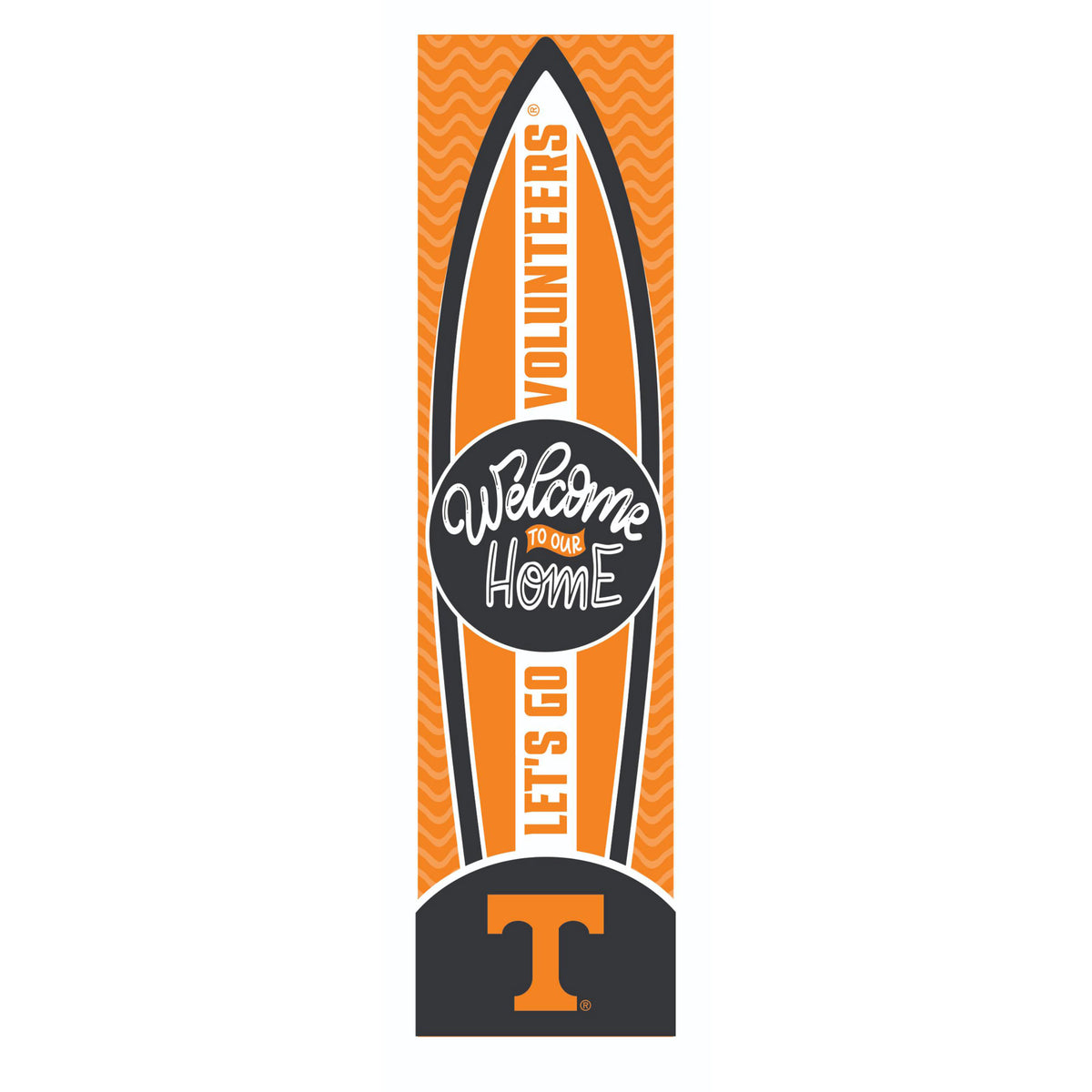Tennessee Volunteers 47" Surfboard Summer Porch Leaner Welcome Wall Sign