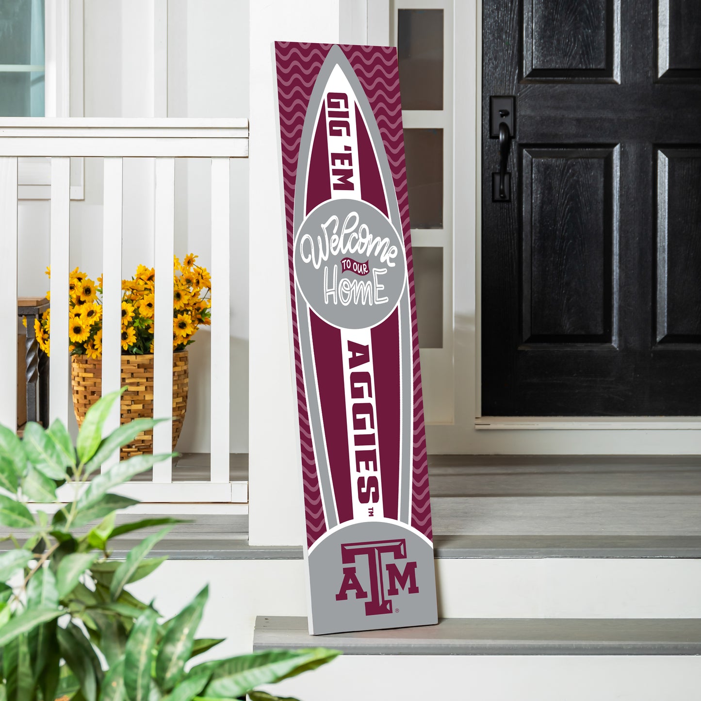 Texas A&M Aggies 47" Surfboard Summer Porch Leaner Welcome Wall Sign
