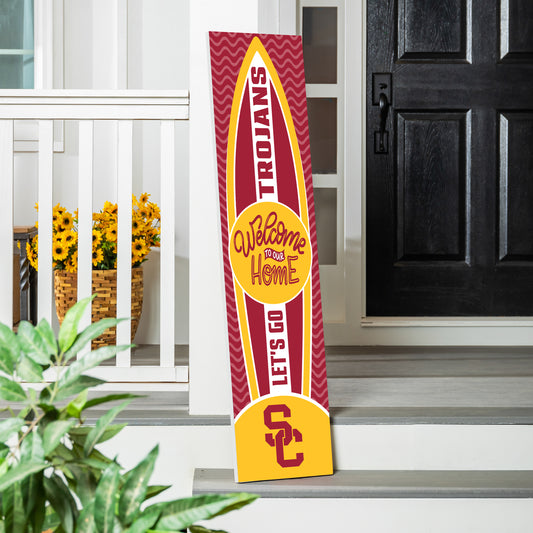 USC Trojans 47" Surfboard Summer Porch Leaner Welcome Wall Sign