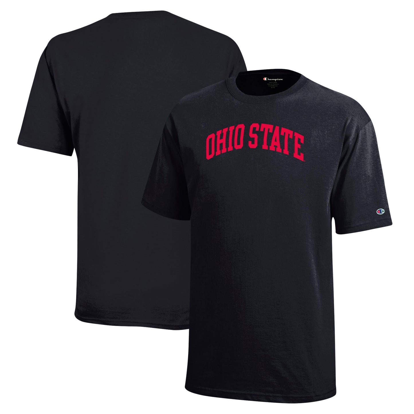 Youth Champion Black Ohio State Buckeyes Team Arch T-Shirt