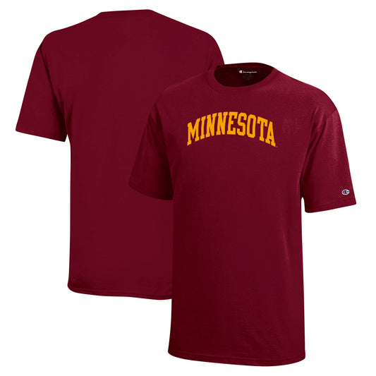 Youth Champion Maroon Minnesota Golden Gophers Team Arch T-Shirt