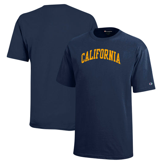 Youth Champion Navy Cal Bears Team Arch T-Shirt