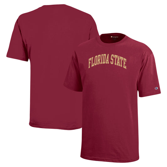 Youth Champion Garnet Florida State Seminoles Team Arch T-Shirt