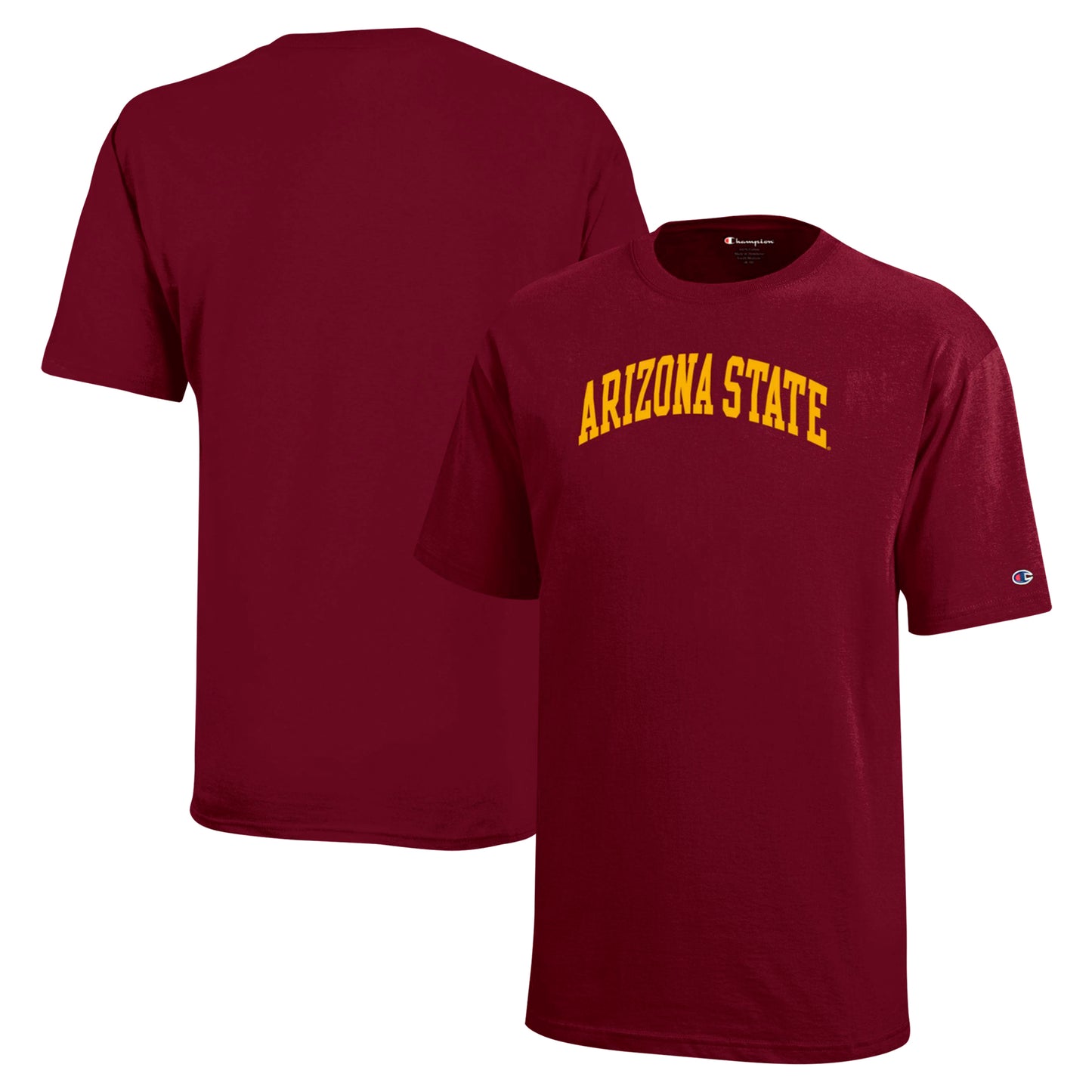 Youth Champion Maroon Arizona State Sun Devils Team Arch T-Shirt