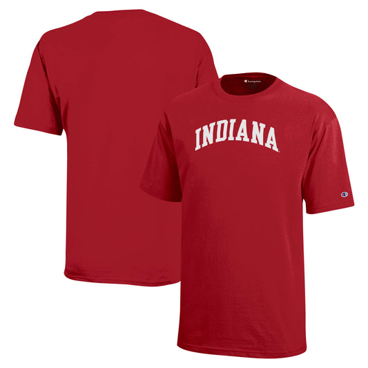 Youth Champion Crimson Indiana Hoosiers Team Arch T-Shirt