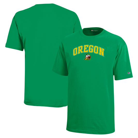 Youth Champion Green Oregon Ducks Arch Over Logo T-Shirt