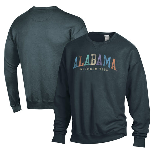 Unisex ComfortWash Gray Alabama Crimson Tide Oversized Pullover Sweatshirt