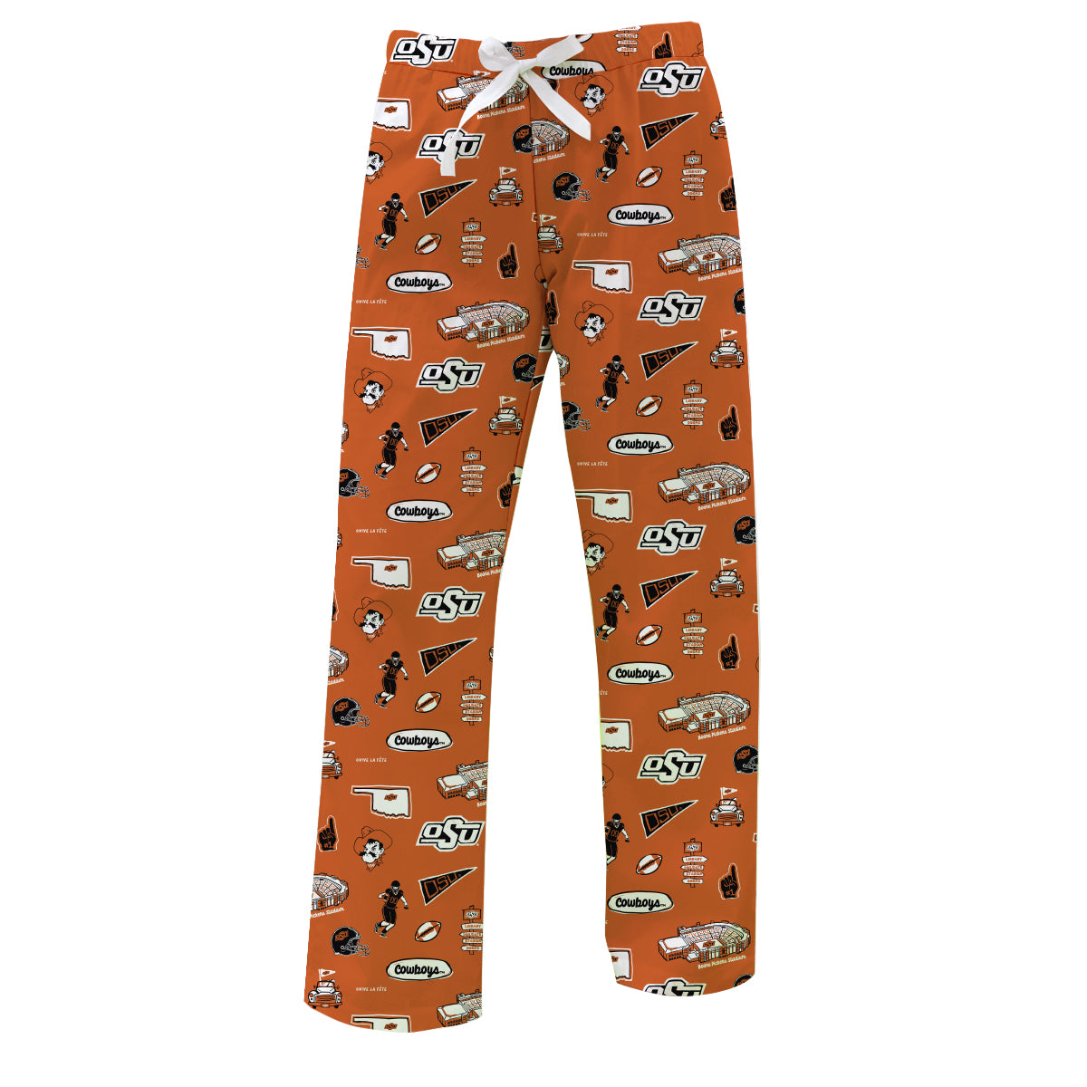 Women's Vive La Fete Orange Oklahoma State Cowboys Impressions Lounge Pants