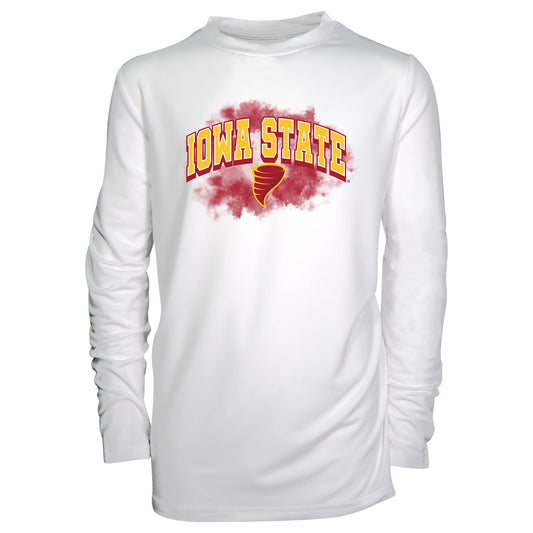 Youth Garb White Iowa State Cyclones Jessie Long Sleeve Sunshirt