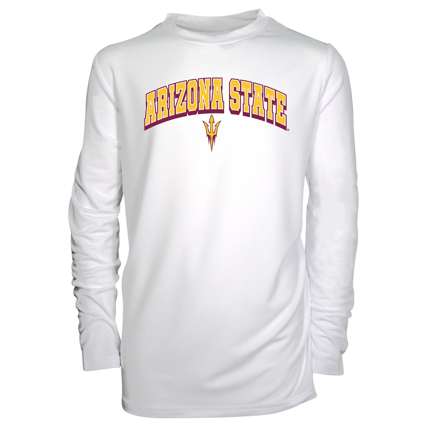 Youth Garb White Arizona State Sun Devils Jessie Long Sleeve Sunshirt