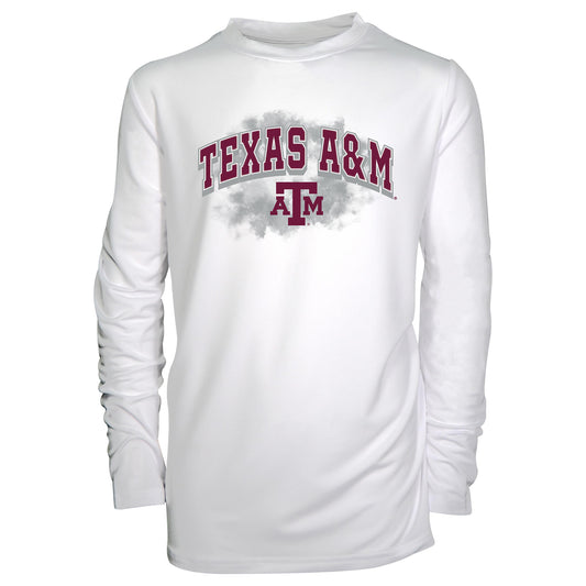 Youth Garb White Texas A&M Aggies Jessie Long Sleeve Sunshirt