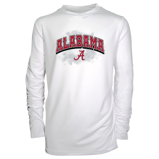 Youth Garb White Alabama Crimson Tide Jessie Long Sleeve Sunshirt