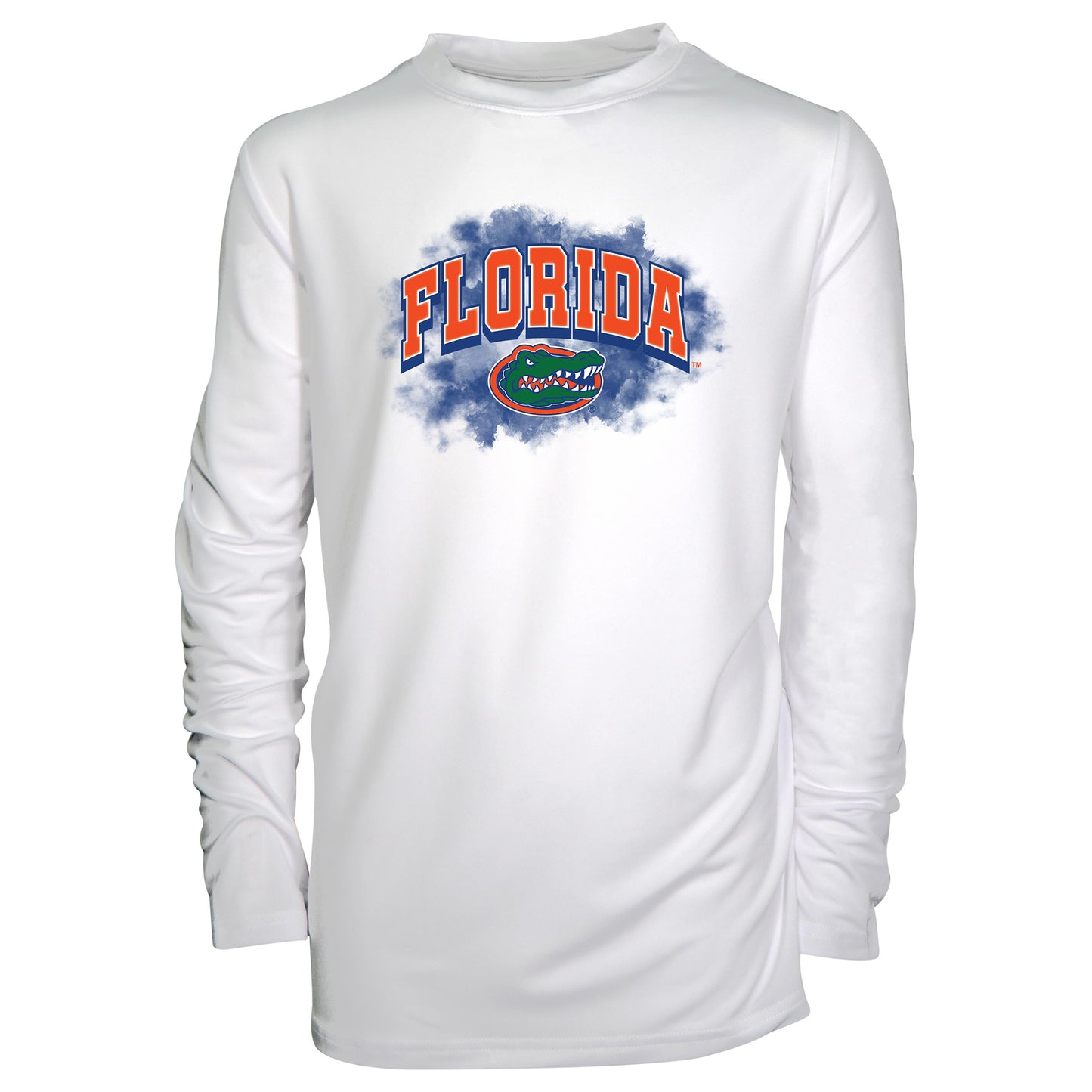 Youth Garb White Florida Gators Jessie Long Sleeve Sunshirt