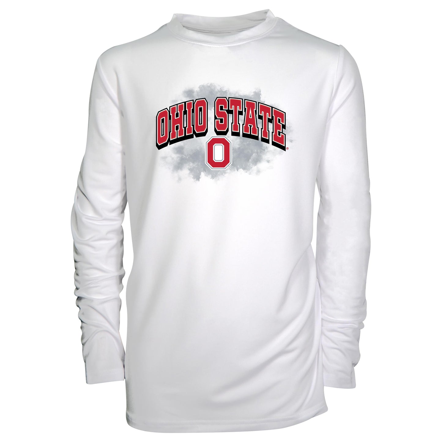 Youth Garb White Ohio State Buckeyes Jessie Long Sleeve Sunshirt