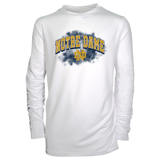 Youth Garb White Notre Dame Fighting Irish Jessie Long Sleeve Sunshirt