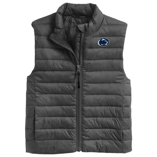 Toddler Garb Charcoal Penn State Nittany Lions Kai Full-Zip Vest