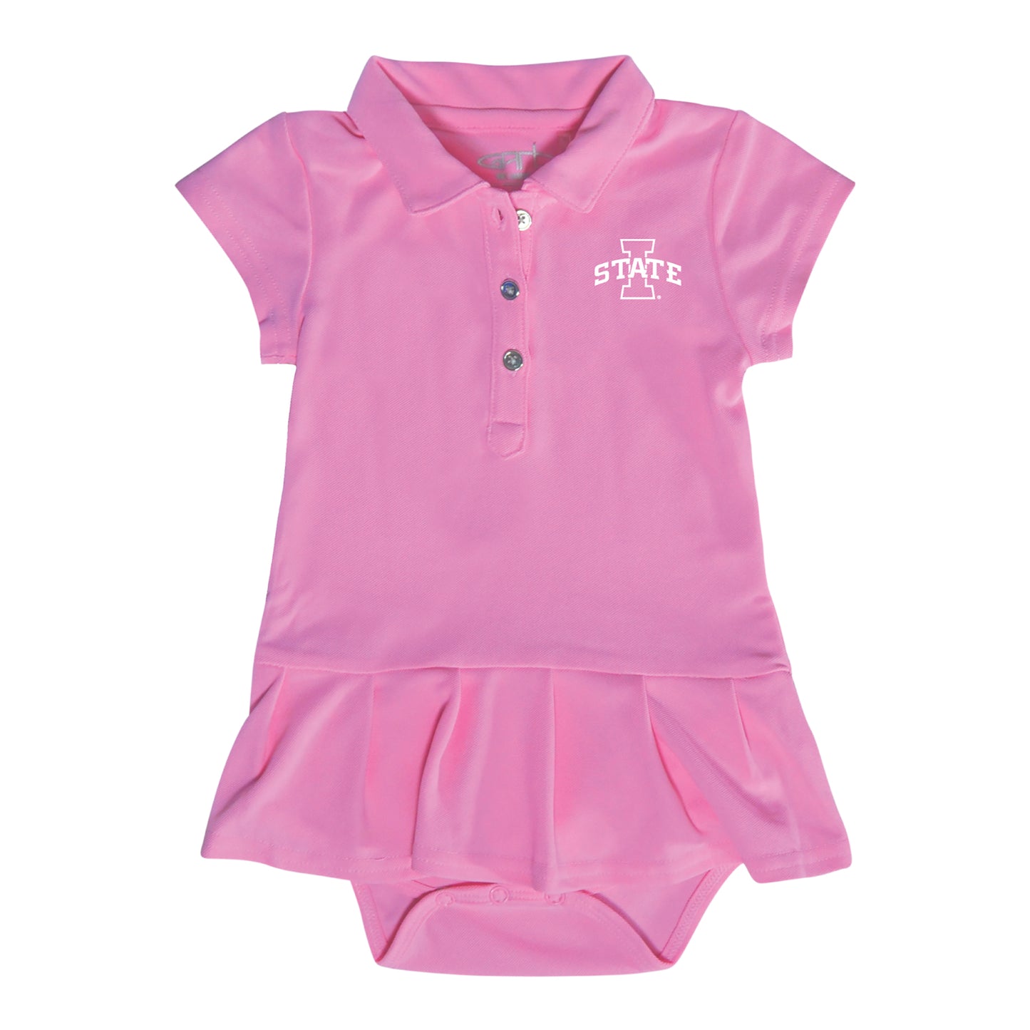 Infant Garb Pink Iowa State Cyclones Caroline Bodysuit Dress