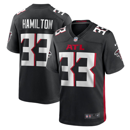 Men's Nike Antonio Hamilton  Black Atlanta Falcons Game Jersey