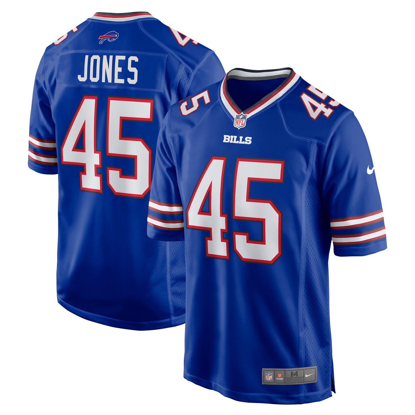 Men's Nike Deion Jones  Royal Buffalo Bills Game Jersey